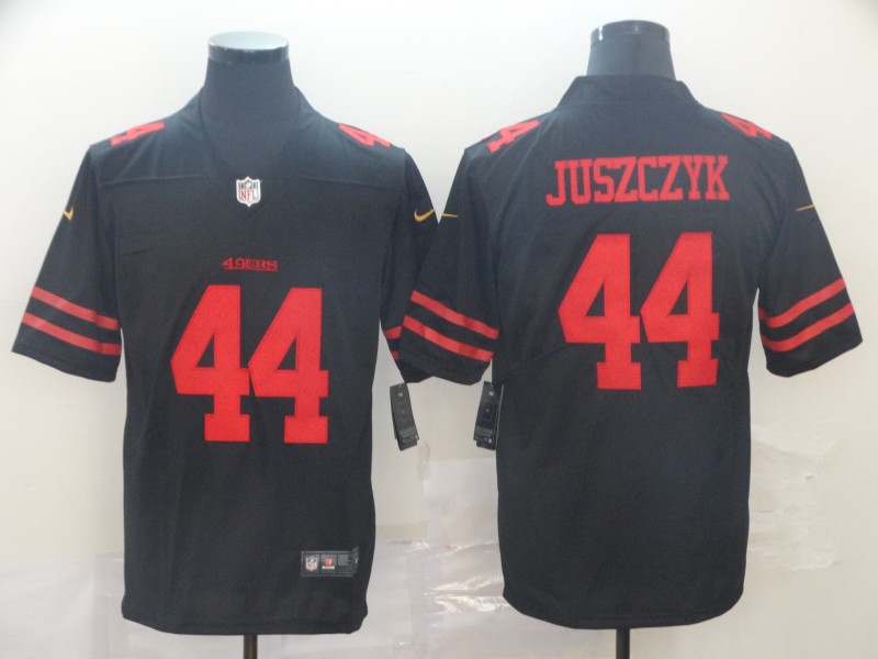 Men's San Francisco 49ers Kyle Juszczyk #44 Black Jersey